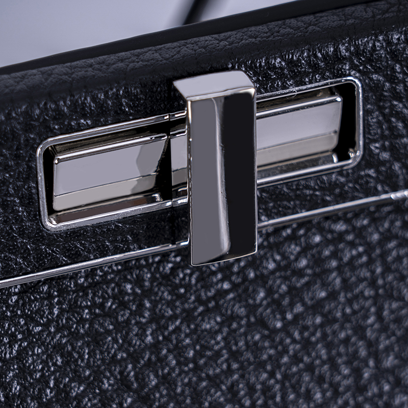 Black Textured Tote Bag