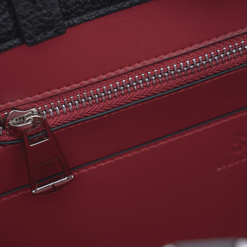 Black Textured Tote Bag