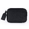 Men's Black Textured Crossbody Bag - view 4