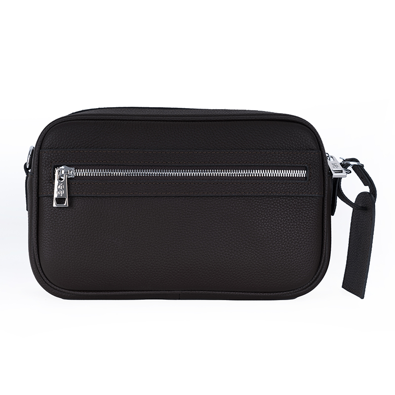 Men's Dark Brown Crossbody Bag