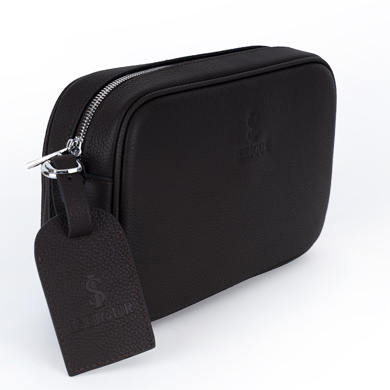Men's Dark Brown Crossbody Bag