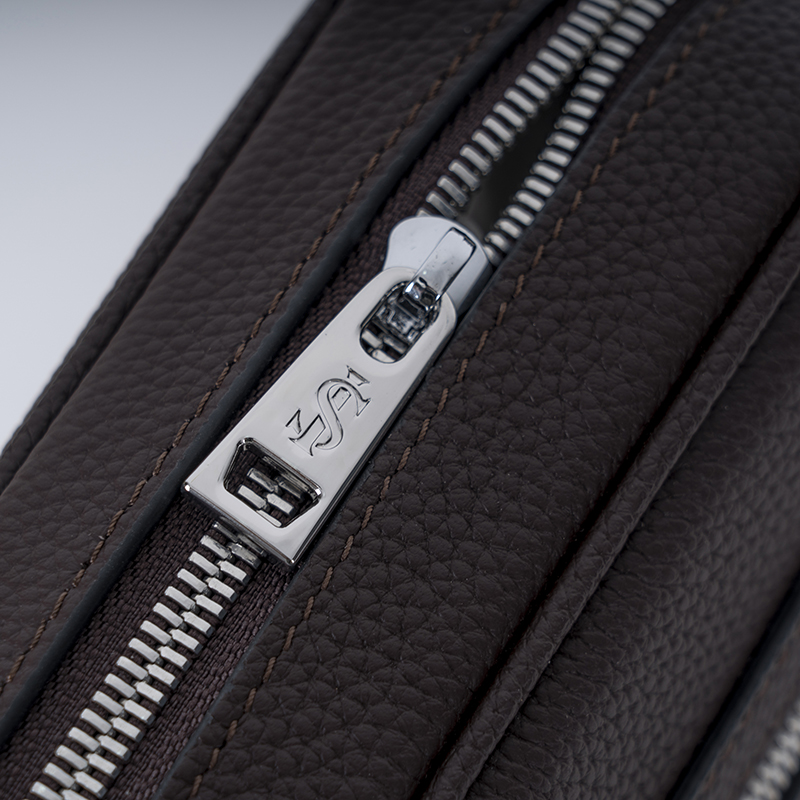 Men's Dark Brown Crossbody Bag