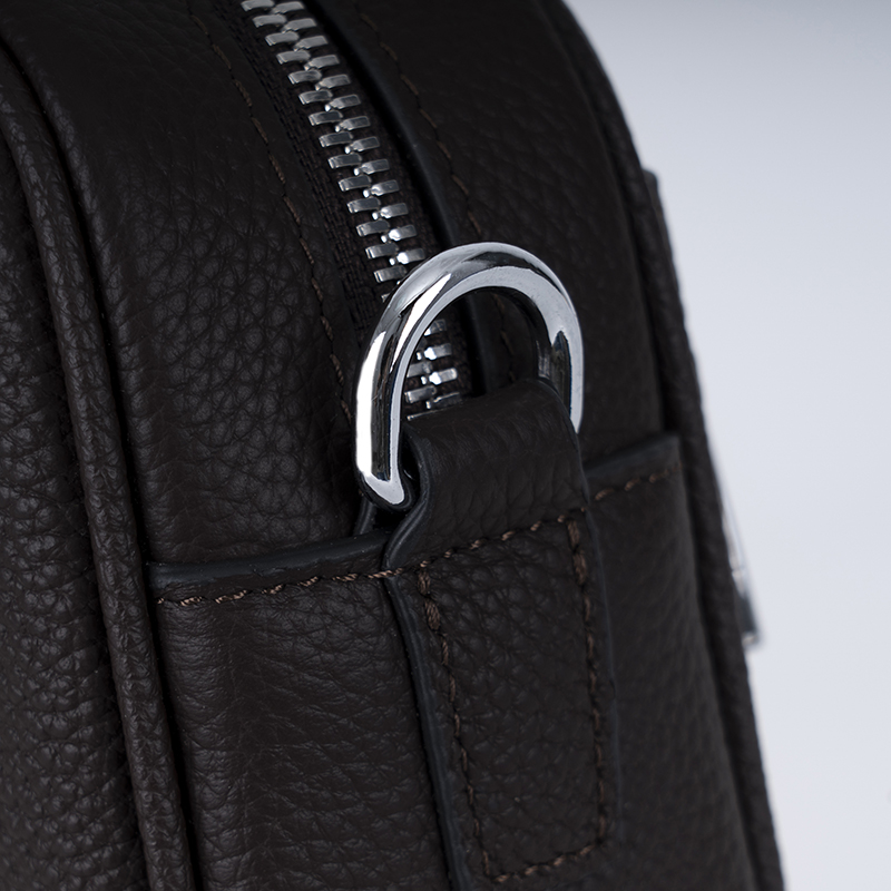 Men's Dark Brown Crossbody Bag