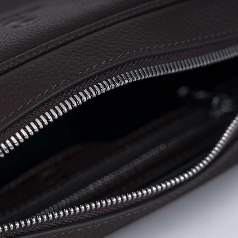 Men's Dark Brown Crossbody Bag