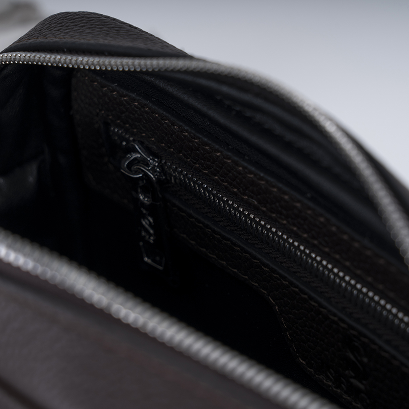 Men's Dark Brown Crossbody Bag