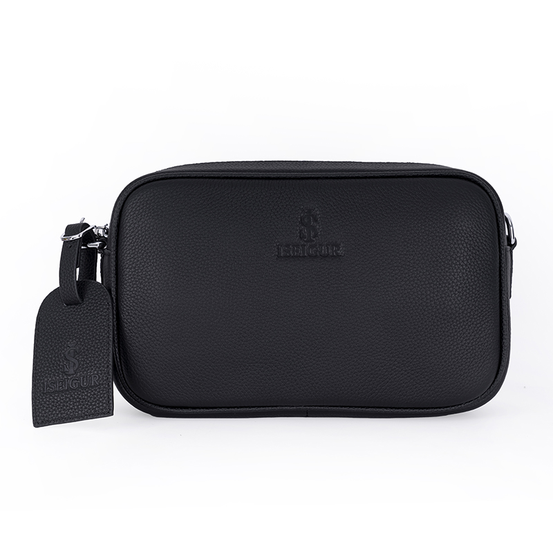 Men's Black Crossbody Bag