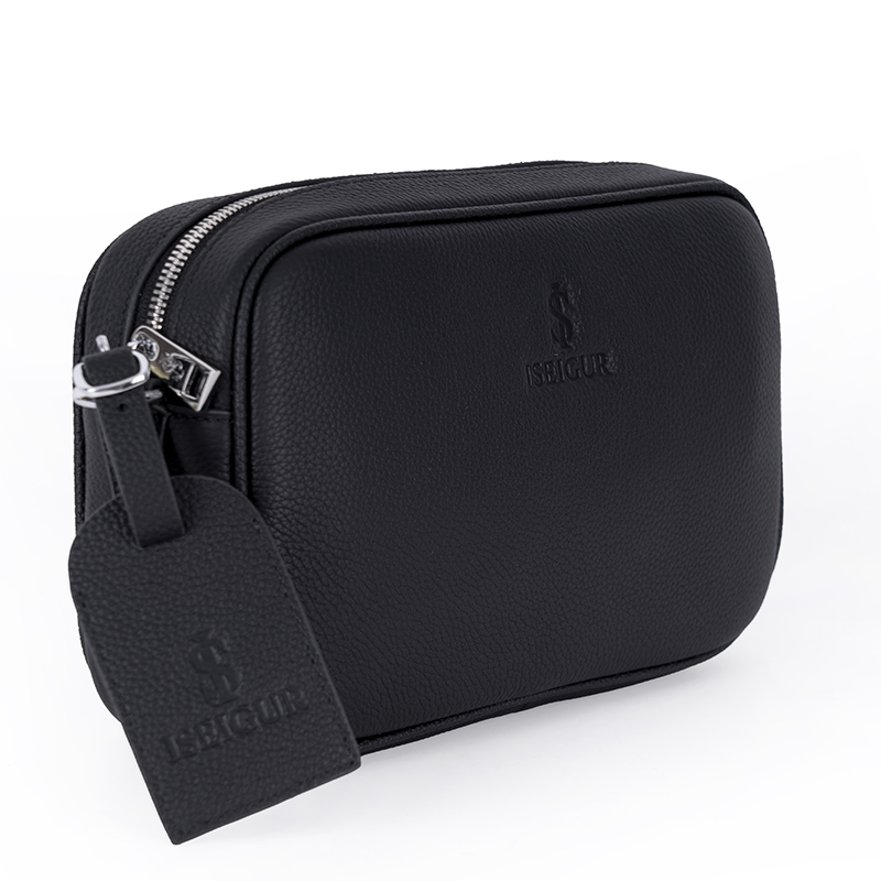Men's Black Crossbody Bag