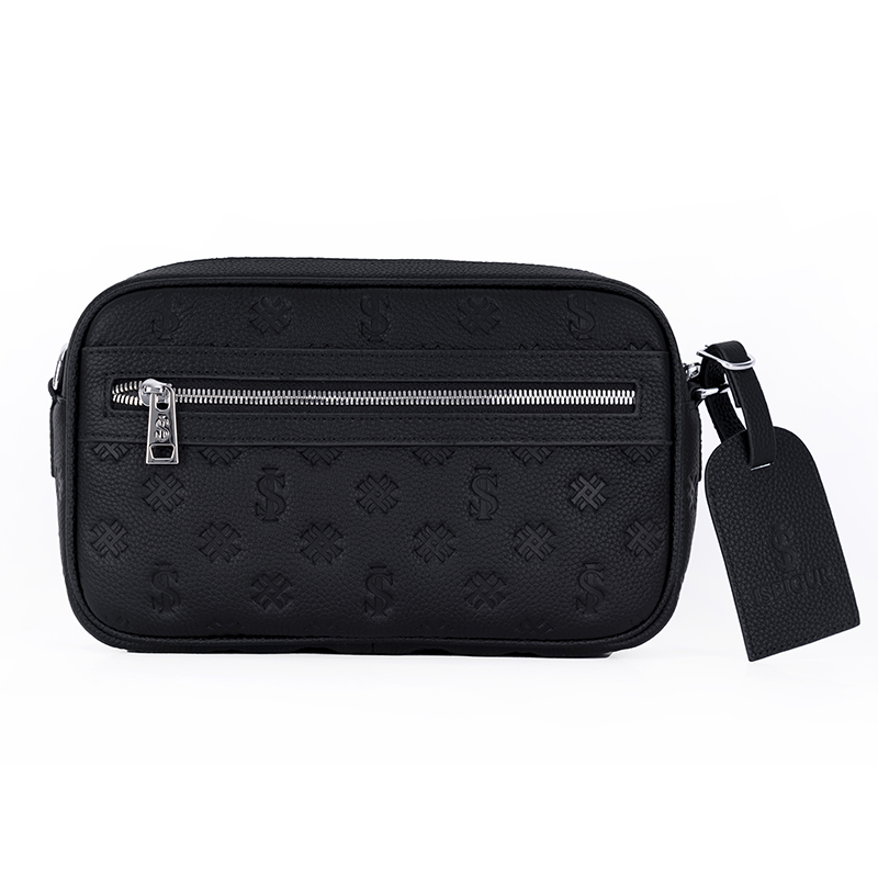 Men's Black Crossbody Bag