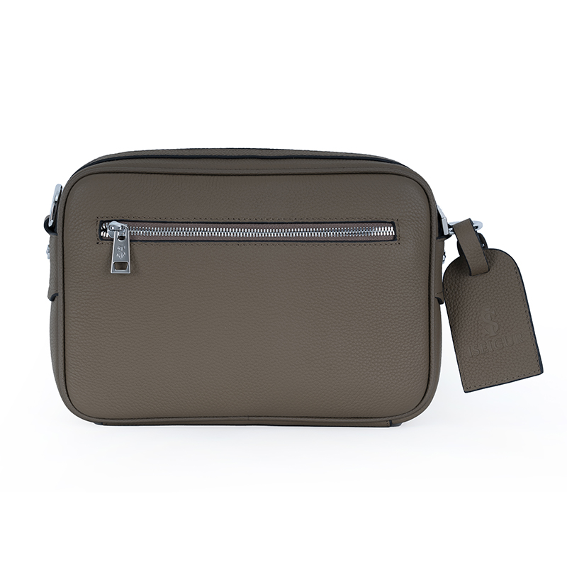 Men's Light Gray Crossbody Bag