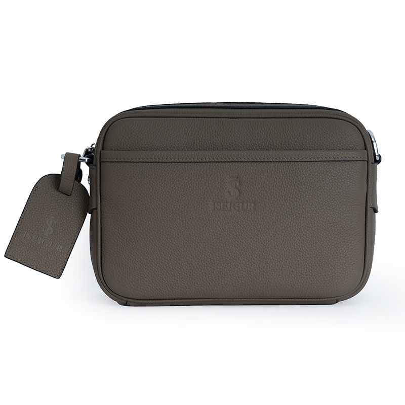 Men's Light Gray Crossbody Bag