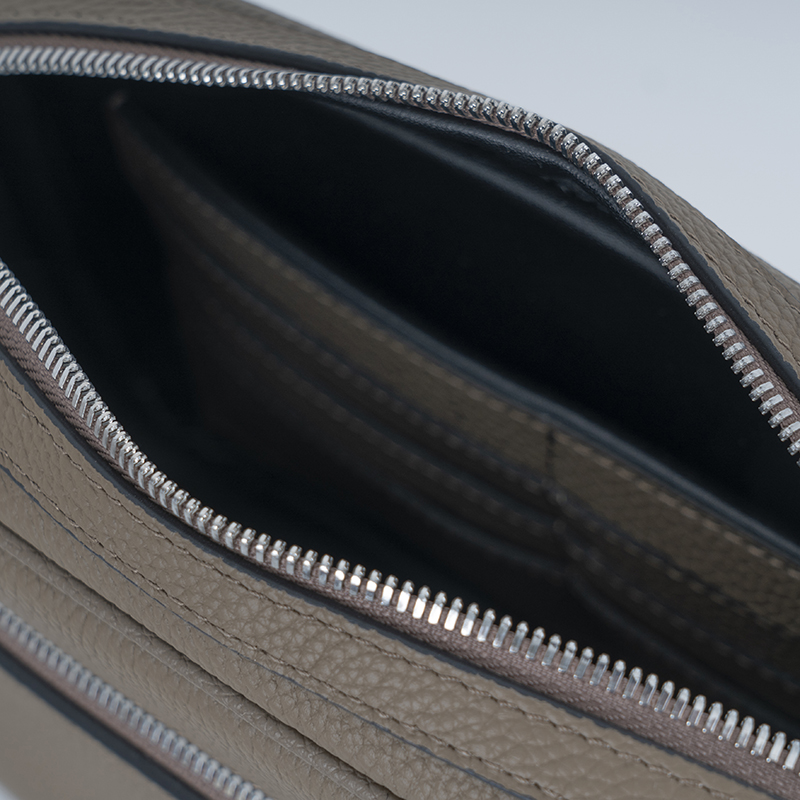 Men's Light Gray Crossbody Bag