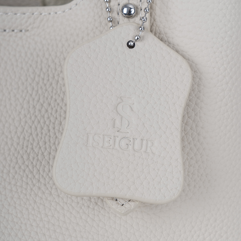 Milk-Fog White Soft-Textured Handbag