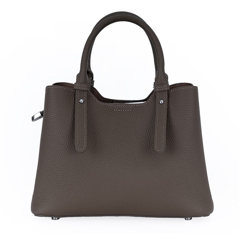 Caramel Brown Soft-Textured Handbag