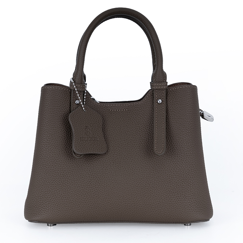 Caramel Brown Soft-Textured Handbag