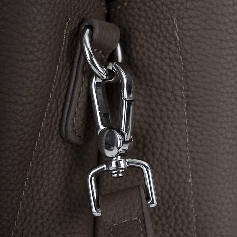 Caramel Brown Soft-Textured Handbag