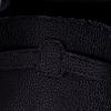Obsidian Black Lychee-Textured Handbag - view 8