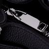 Obsidian Black Lychee-Textured Handbag - view 9
