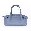 Mist Blue Lychee-Textured Handbag - view 3