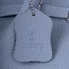 Mist Blue Lychee-Textured Handbag - view 7