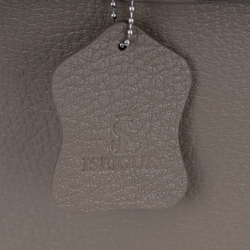 Light Gray Textured Tote Bag