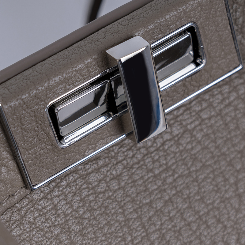 Light Gray Textured Tote Bag