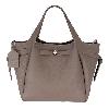 Warm Brown Gentle-Textured Trimmed Handbag - view 2