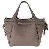 Warm Brown Gentle-Textured Trimmed Handbag - view 3