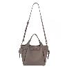 Warm Brown Gentle-Textured Trimmed Handbag - view 6