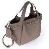 Warm Brown Gentle-Textured Trimmed Handbag - view 7