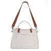 Milk White Brown-Trim Dual-Use Bag - view 10