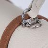 Milk White Brown-Trim Dual-Use Bag - view 13