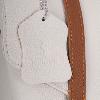 Milk White Brown-Trim Dual-Use Bag - view 15