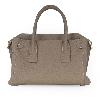 Fog Gray Gold-Buckle Handbag - view 5