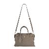 Fog Gray Gold-Buckle Handbag - view 6