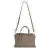 Fog Gray Gold-Buckle Handbag - view 7