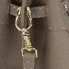 Fog Gray Gold-Buckle Handbag - view 13
