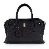 Obsidian Black Gold-Buckle Handbag - view 2