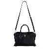 Obsidian Black Gold-Buckle Handbag - view 6