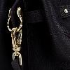 Obsidian Black Gold-Buckle Handbag - view 9