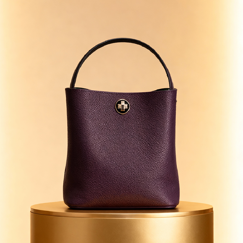 Textured Bucket Bag