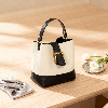 Black and White Color-Block Bucket - view 1